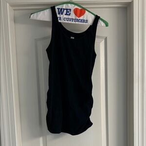 Old Navy Black Maternity Fitted Tank